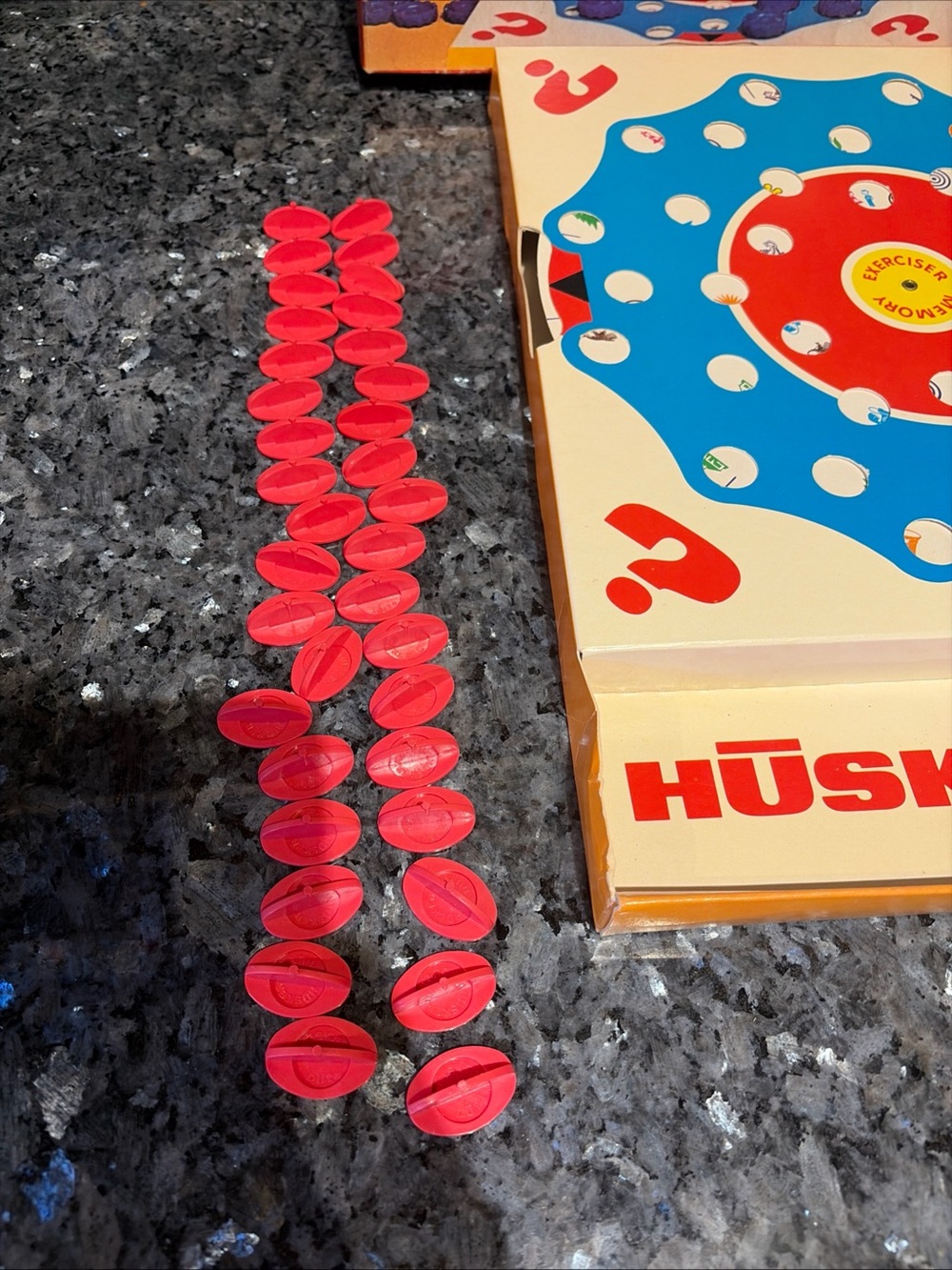 HUSKER DU Memory Game Complete Original Pieces Vtg Skyline Toys - Picture 6 of 15